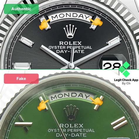 how to tell a fake day date rolex|Rolex knockoff watches day date.